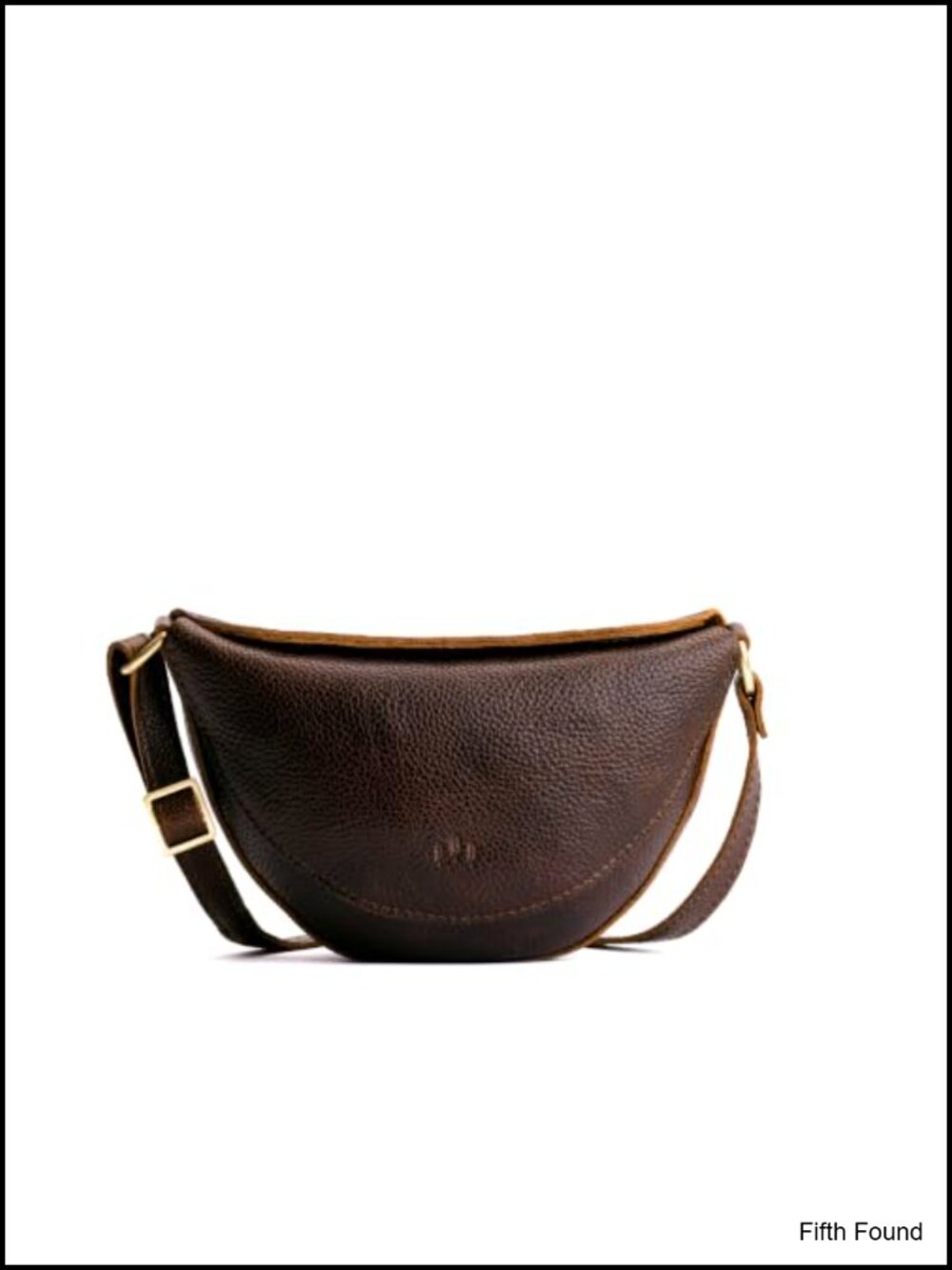 Full-Grain Leather Adjustable Crossbody Sling Bag
